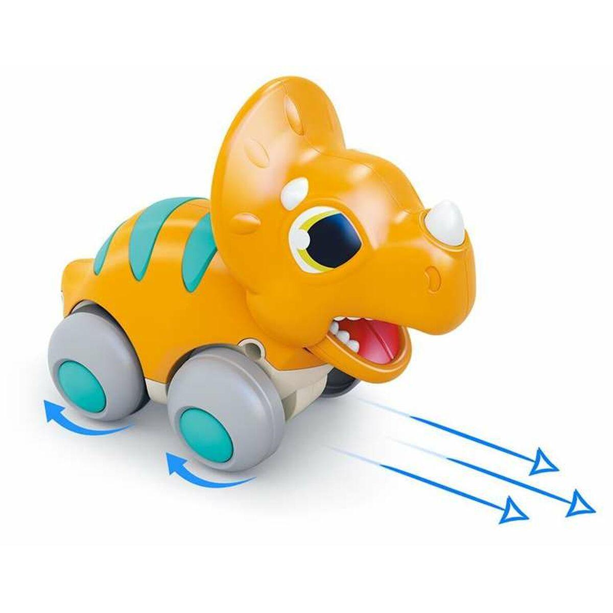 Svinghjulsbil Dinosaur Orange