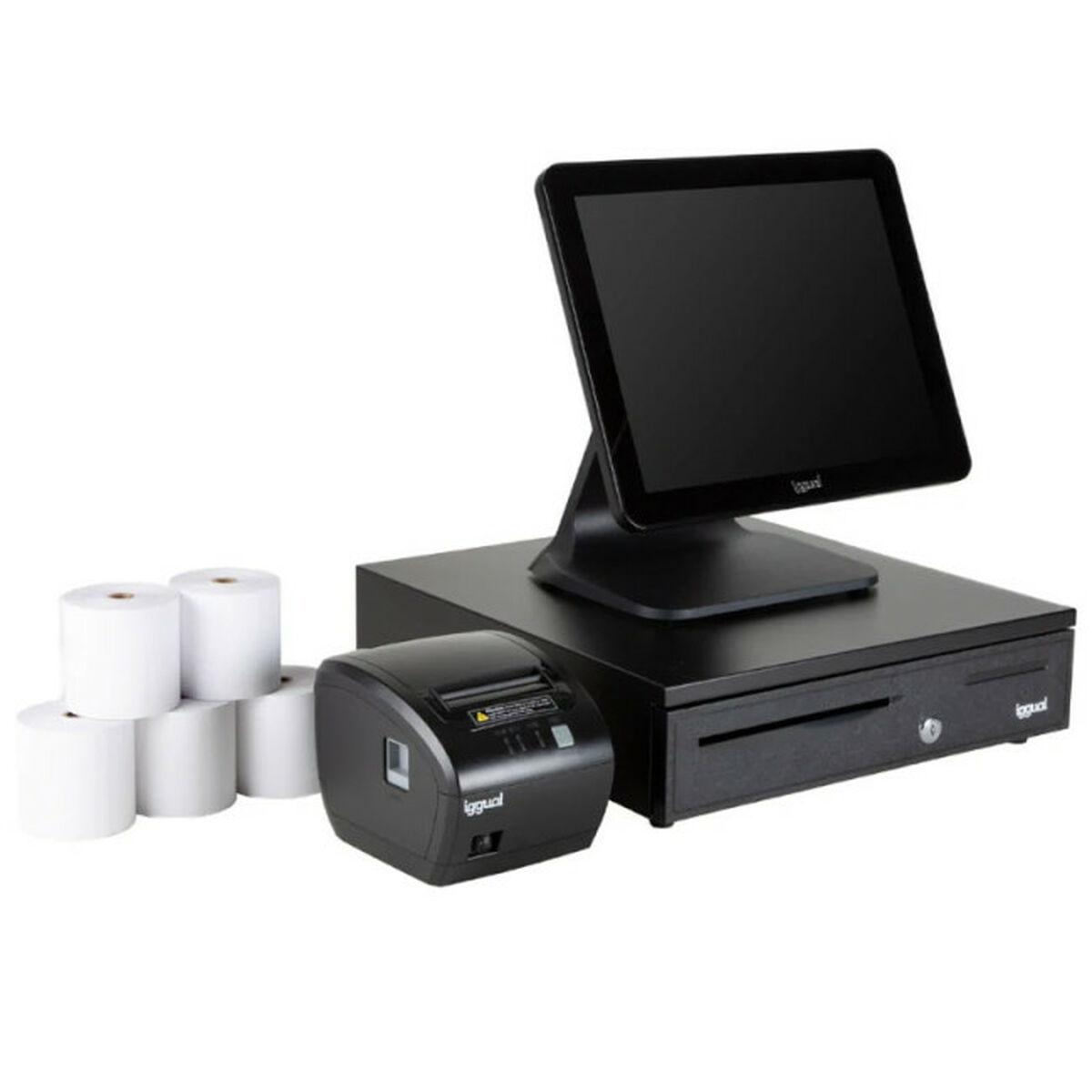 All-in-one stationær PC iggual 15" Intel N100, 4 GB RAM, 128 GB SSD