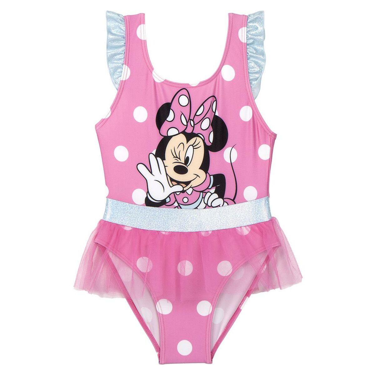 Badedragt til piger Minnie Mouse Pink 4 år