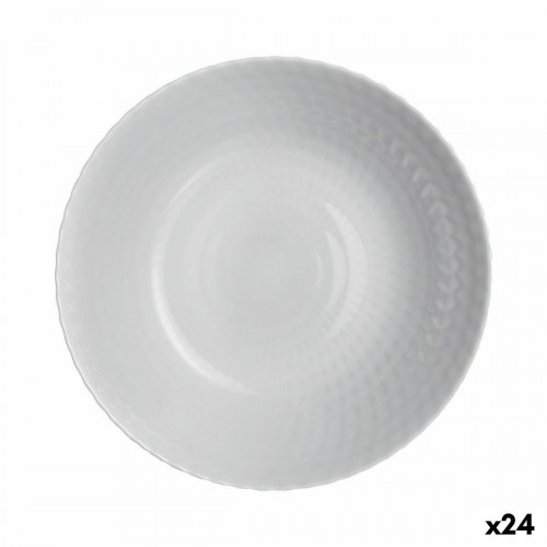 Luminarc Pampille dyb tallerken, granitgrå glas, 20 cm - 24 stk.