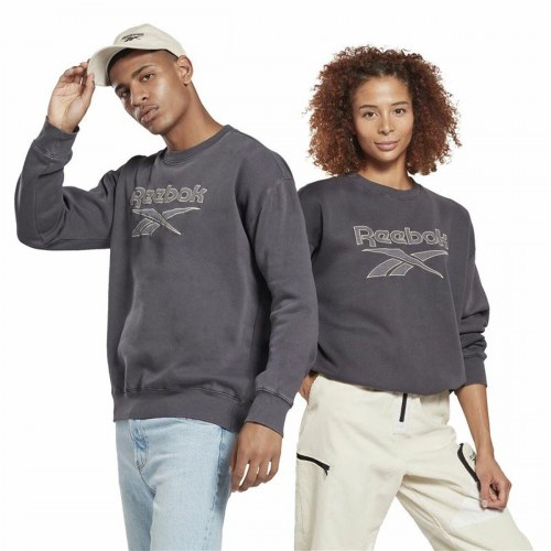 Reebok Classics Premium sweatshirt uden hætte - Mørkegrå, L (herre)