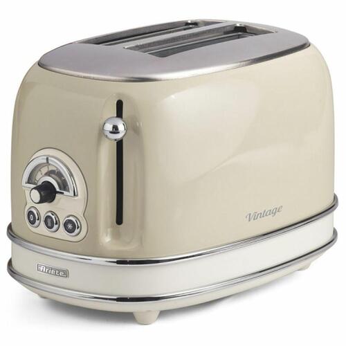 Brødrister Ariete Vintage 155/13 - 2000 W, beige (30 × 19 × 20 cm)