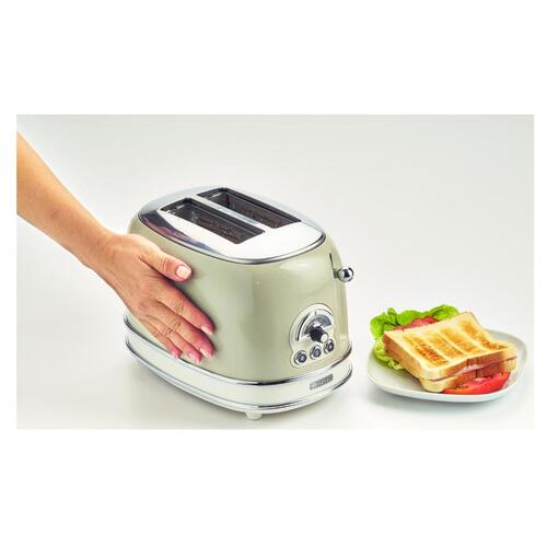 Brødrister Ariete Vintage 155/13 - 2000 W, beige (30 × 19 × 20 cm)