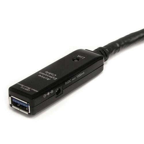 USB-kabel Startech USB3AAEXT5M USB A Sort