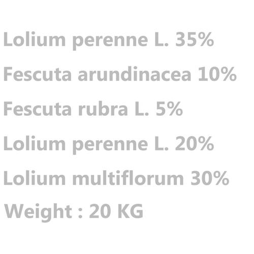 Græsfrø til sport og leg 20 kg