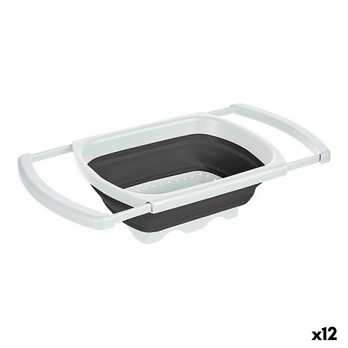 Dørslag Justerbar Foldbar polypropylen TPR (60 x 26 x 11 cm) (12 enheder)