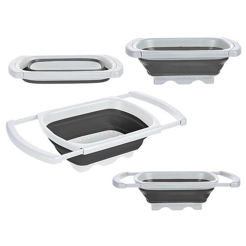 Dørslag Justerbar Foldbar polypropylen TPR (60 x 26 x 11 cm) (12 enheder)