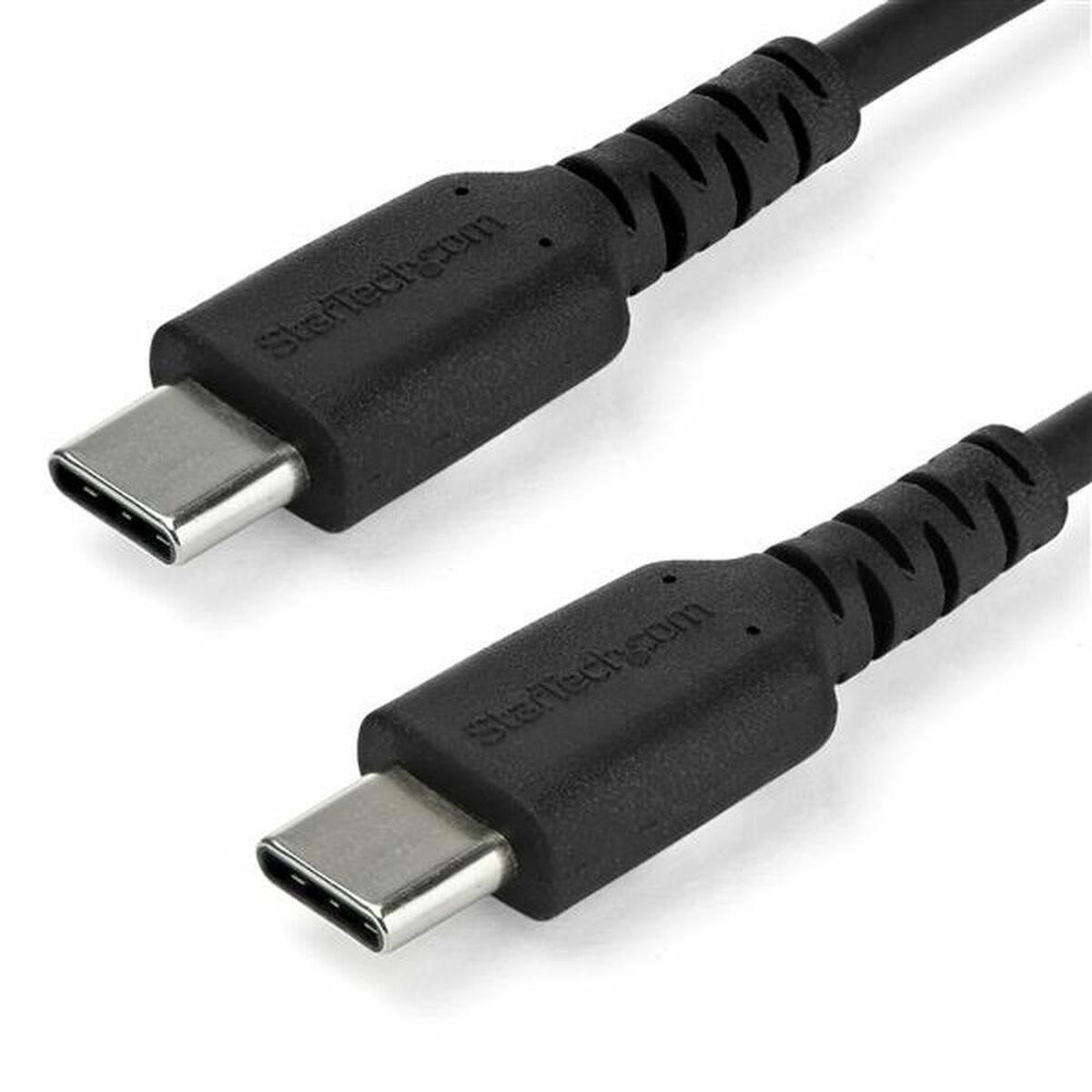 USB-C kabel Startech 2 m - USB 2.0, han-til-han, sort billede