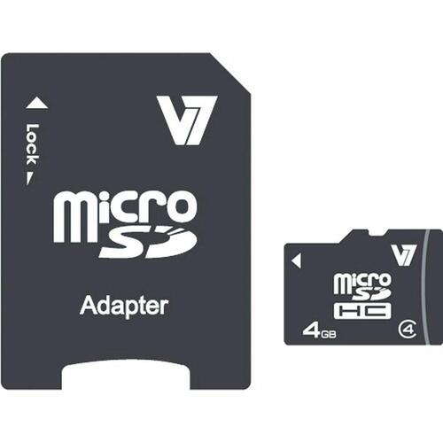 Mikro SD-kort V7 VAMSDH4GCL4R-2E 4GB 4 GB