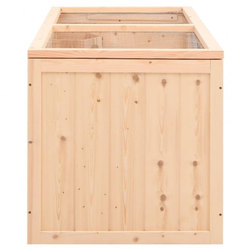 Hamsterbur 104x52x54 cm massivt træ gran