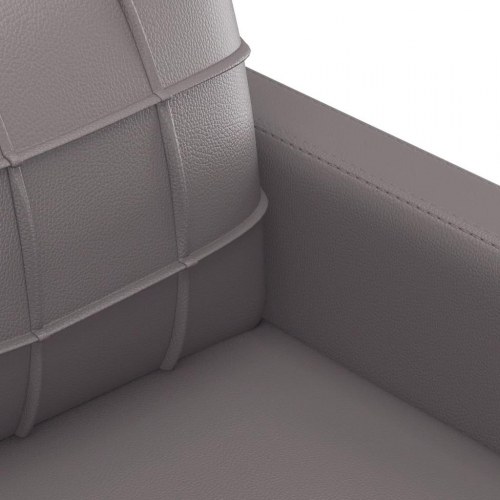 2-personers sofa i kunstlæder - 120 cm, grå