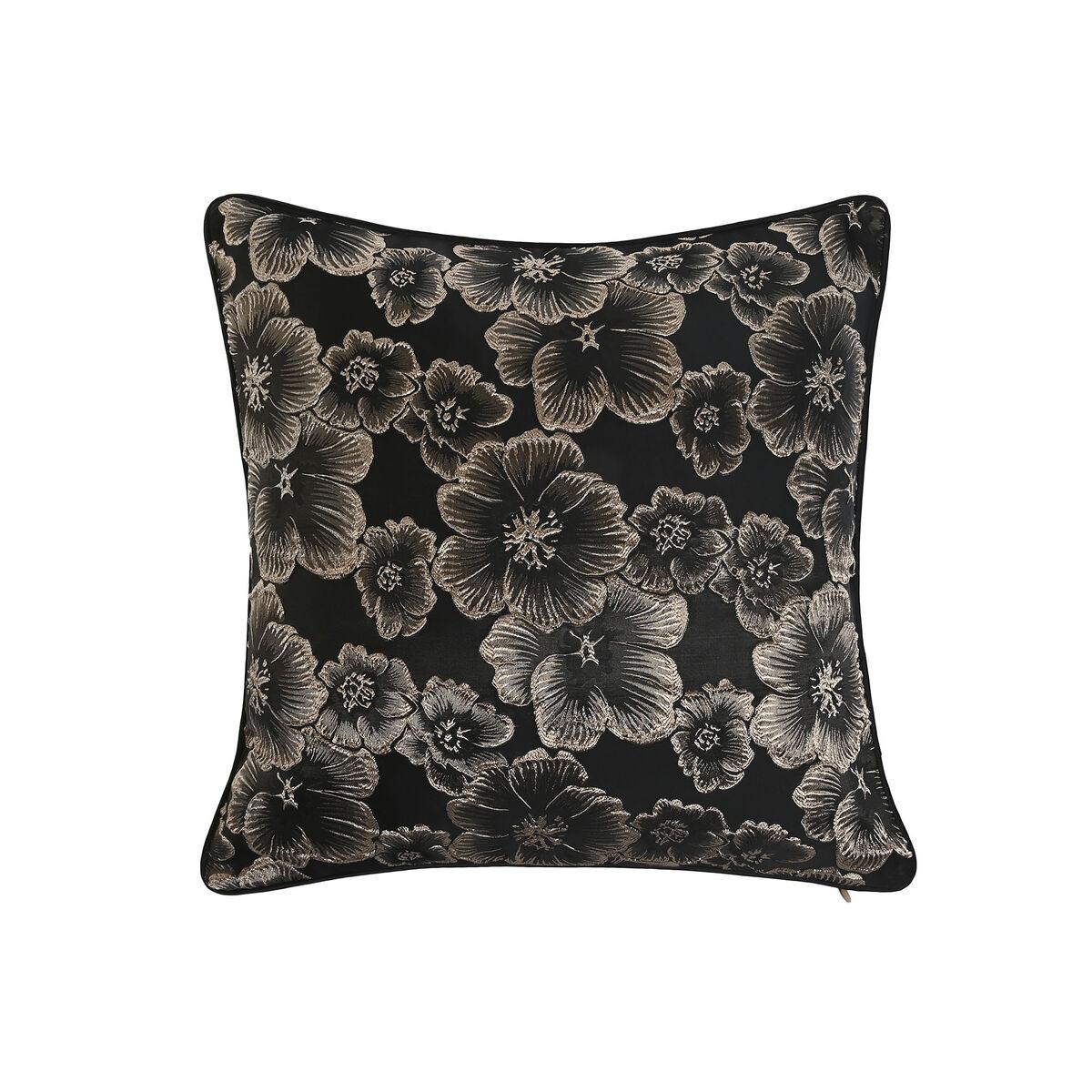 Pude Home Esprit Sort Gylden 45 X 15 X 45 Cm