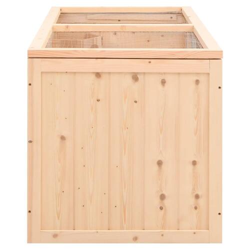 Hamsterbur 89,5x45x45 cm massivt fyrretræ