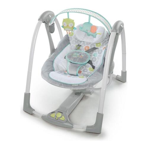 Gyngestol Ingenuity Compact Swing - Hugs & Hoots Hvid Grå