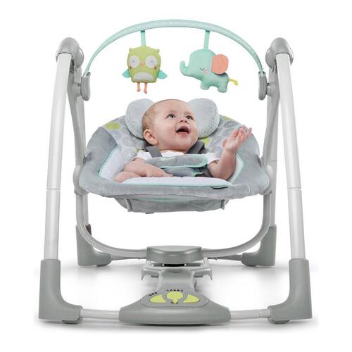 Gyngestol Ingenuity Compact Swing - Hugs & Hoots Hvid Grå