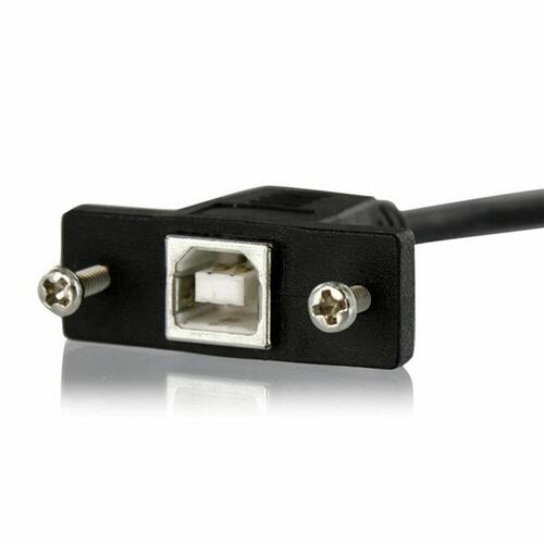 USB-kabel Startech USBPNLBFBM1 USB B Sort
