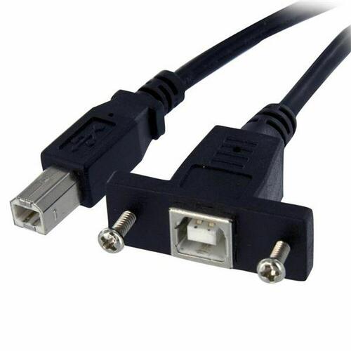 USB-kabel Startech USBPNLBFBM1 USB B Sort