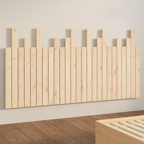 Sengegavl 159,5x3x80 cm massivt fyrretræ