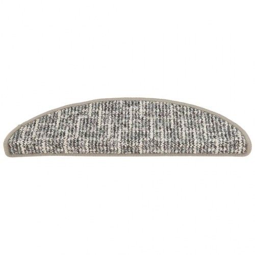 Trappemåtter 15 stk. 56x17x3 cm grå
