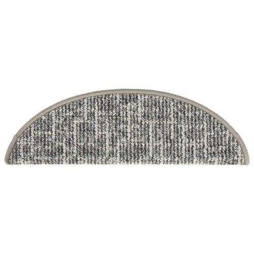 Trappemåtter 15 stk. 56x17x3 cm grå