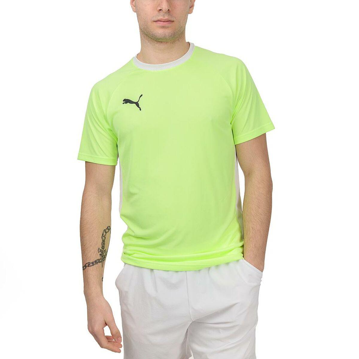 Kortærmet T-shirt til Mænd TEAM LIGA Puma 931832 01 Padel Gul - XL