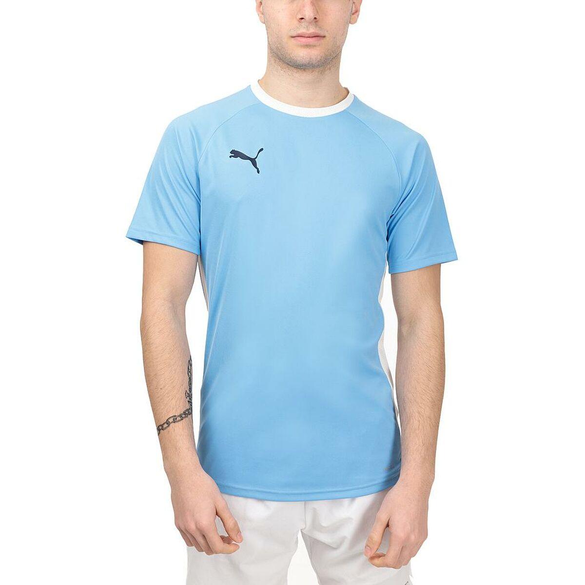 Kortærmet T-shirt til Mænd TEAMLIGA Puma 931832 02 Padel Blå - XL