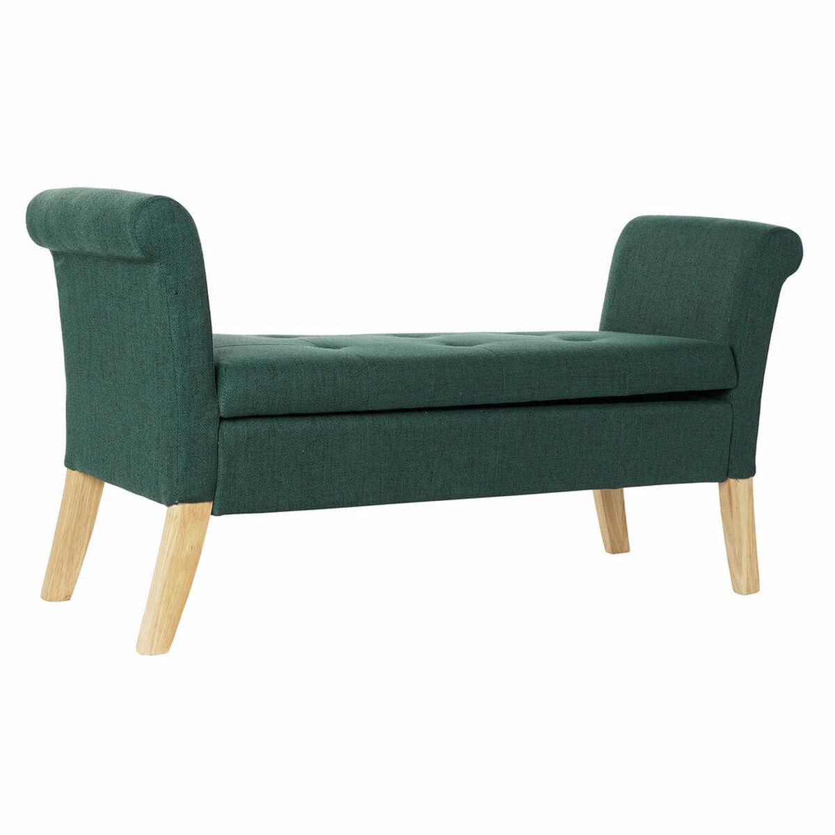 Stol 8424001795512 Natur Træ Polyester Grøn 130