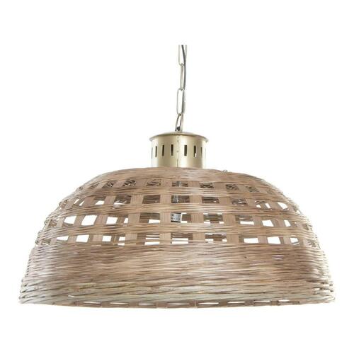 Loftslampe Brun Multifarvet Gylden Metal flet 50 W 220 V 72 x 72 x 44 cm