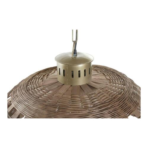 Loftslampe Brun Multifarvet Gylden Metal flet 50 W 220 V 72 x 72 x 44 cm