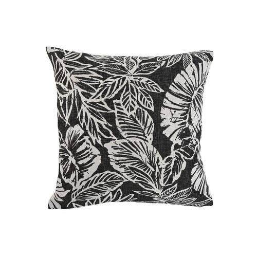 Pude Home ESPRIT Hvid Sort Udskrevet 45 x 15 x 45 cm