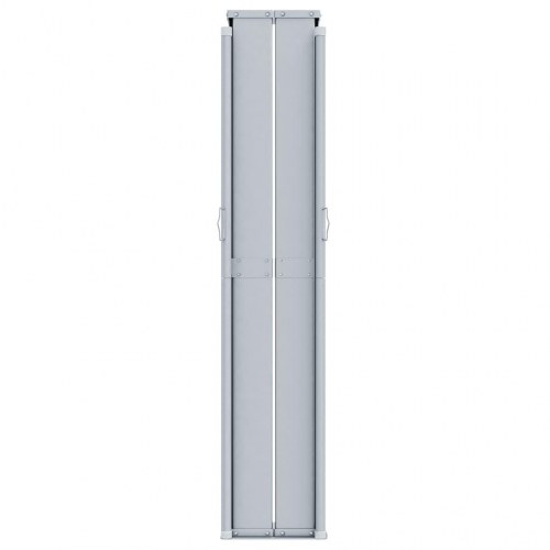 Sammenrullelig sidemarkise 160 × 1.000 cm - rød, tosidet