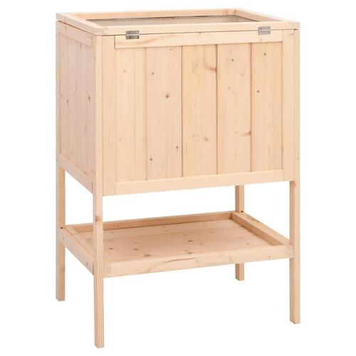 Hamsterbur 55x40x80 cm massivt fyrretræ
