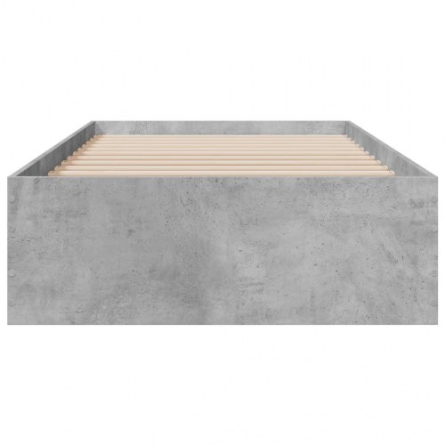 Sengeramme med 2 skuffer 90 x 200 cm - betongrå