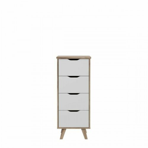 Vankka Hrast kommode - 4 skuffer, 45 × 42 × 108 cm