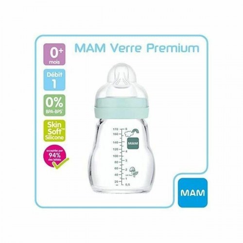 Sutteflaske MAM 170 ml - blå