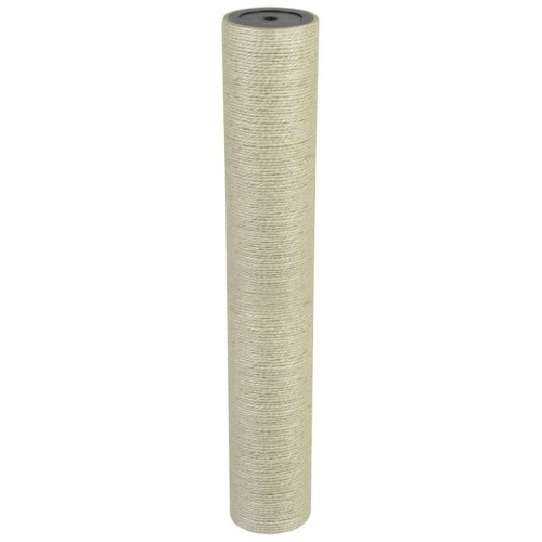 Kradsetræ til kat - væghængt sisalsøjle 8 × 50 cm, beige