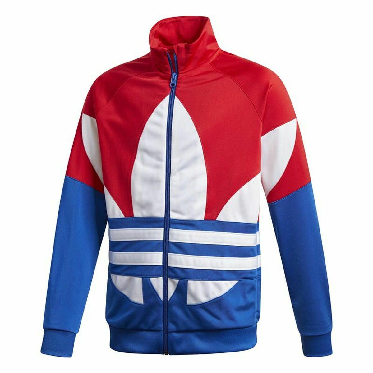 Sportsjakke til børn Adidas Big Trefoil Rød - 6-7 år