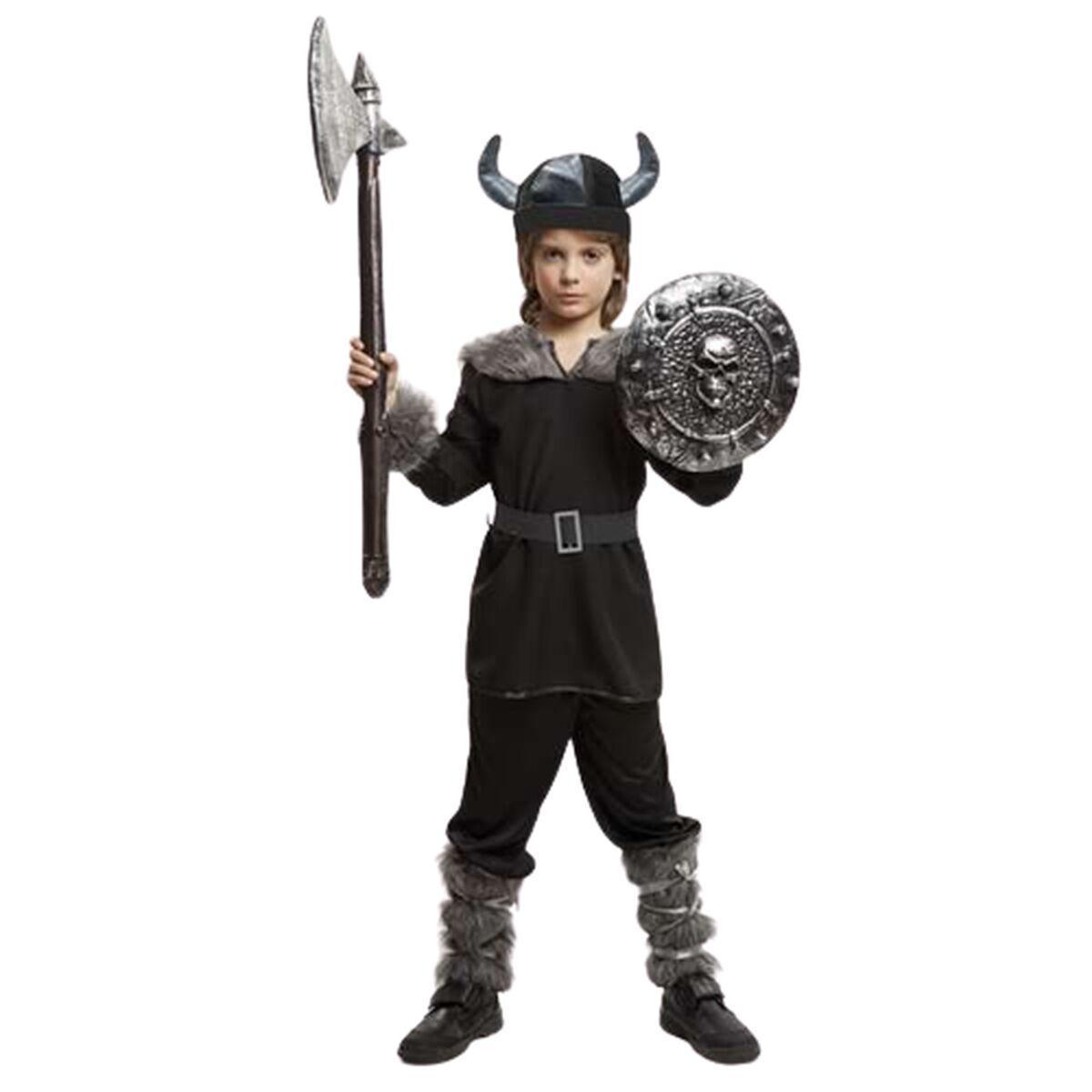 Kostume Til Børn Viking Mand Sort Dele