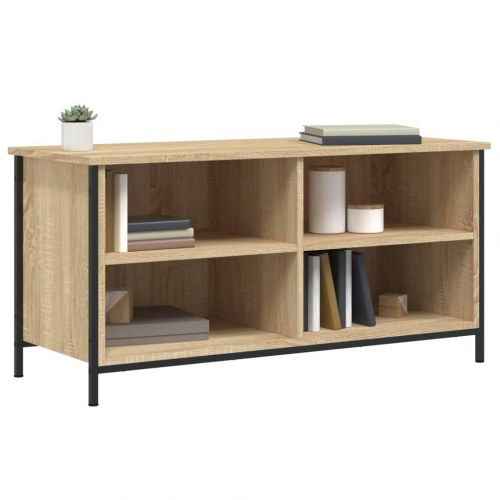 Tv-bord 100×40×50 cm i konstrueret træ - sonoma-eg