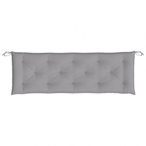 Bænkhynder til havebænk 2 stk. 150 x 50 x 7 cm - grå