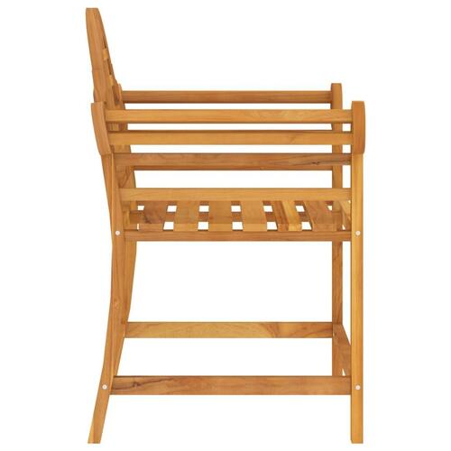 Havestol 88x60x92 cm massivt teaktræ