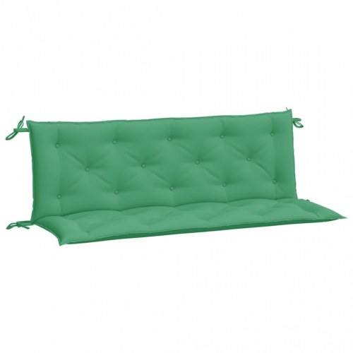 Hynder til havebænk 2 stk. 150 x 50 x 7 cm - grøn