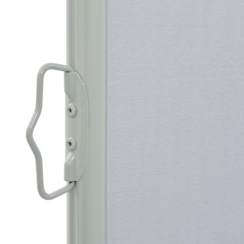 Sammenrullelig sidemarkise til terrassen 120 x 300 cm grå