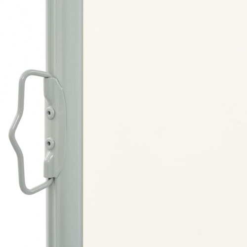 Sammenrullelig sidemarkise til terrasse/altan 140 × 300 cm - creme