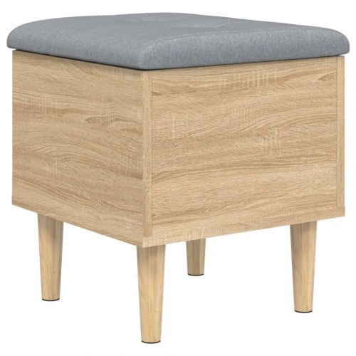 Skobænk med opbevaring 42 x 42 x 46 cm i sonoma-eg