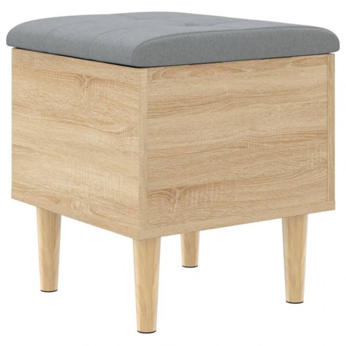 Skobænk med opbevaring 42 x 42 x 46 cm i sonoma-eg