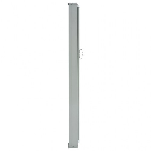 Sammenrullelig sidemarkise til terrasse/altan 160×300 cm - grå