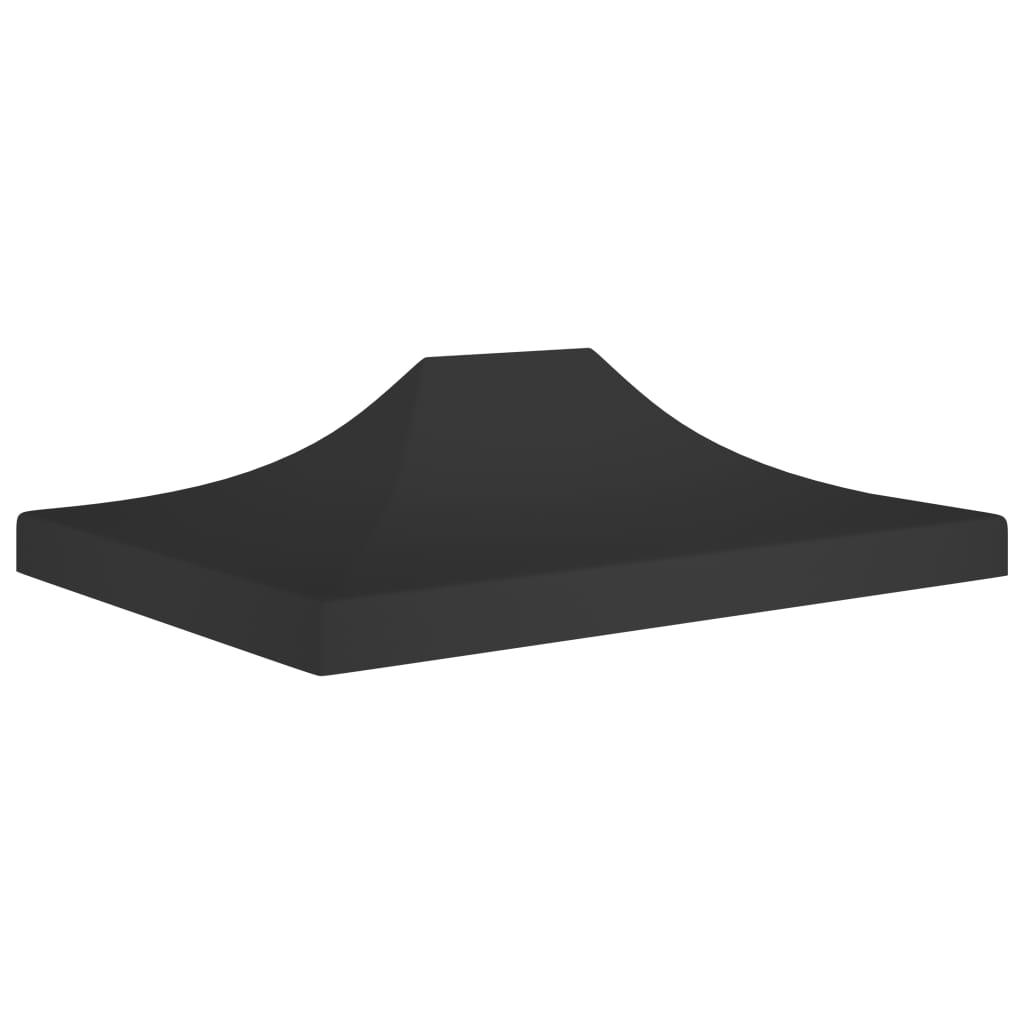 Tag til festtelt 4,5x3 m 270 g/m² sort