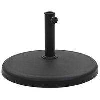 Parasolfod rund polyresin 19 kg sort