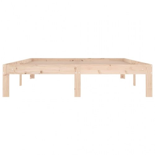 Sengeramme 135x190 cm massivt træ